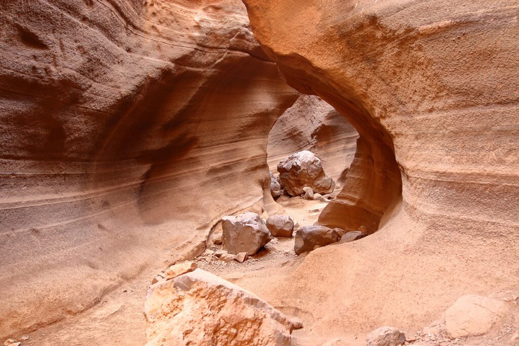 Barranco de Barafonso. Minikokoinen Grand Canyon